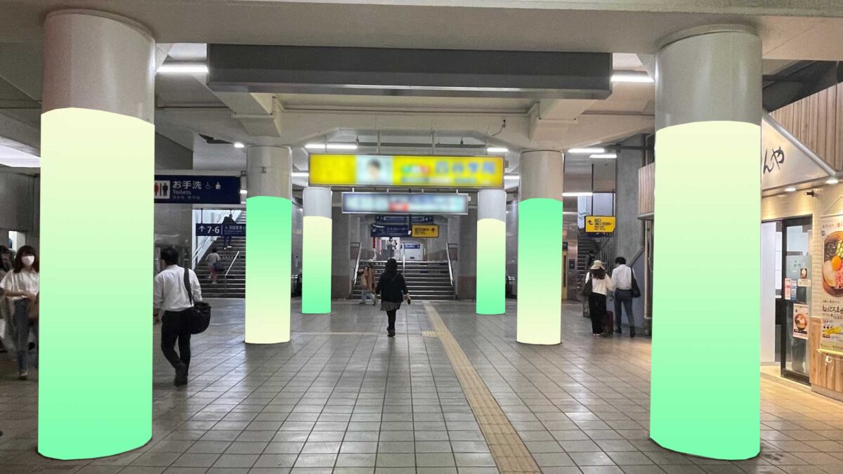 京急川崎駅 川崎フォトピラーのアイキャッチ