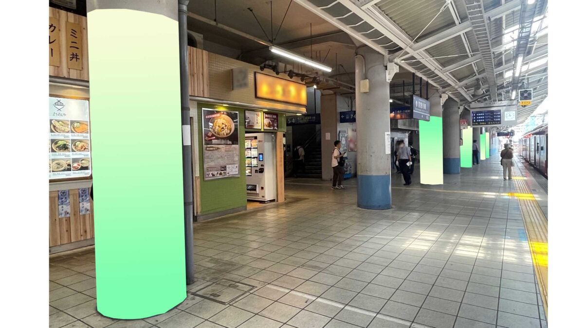 京急川崎駅 大師線フォトピラーのアイキャッチ
